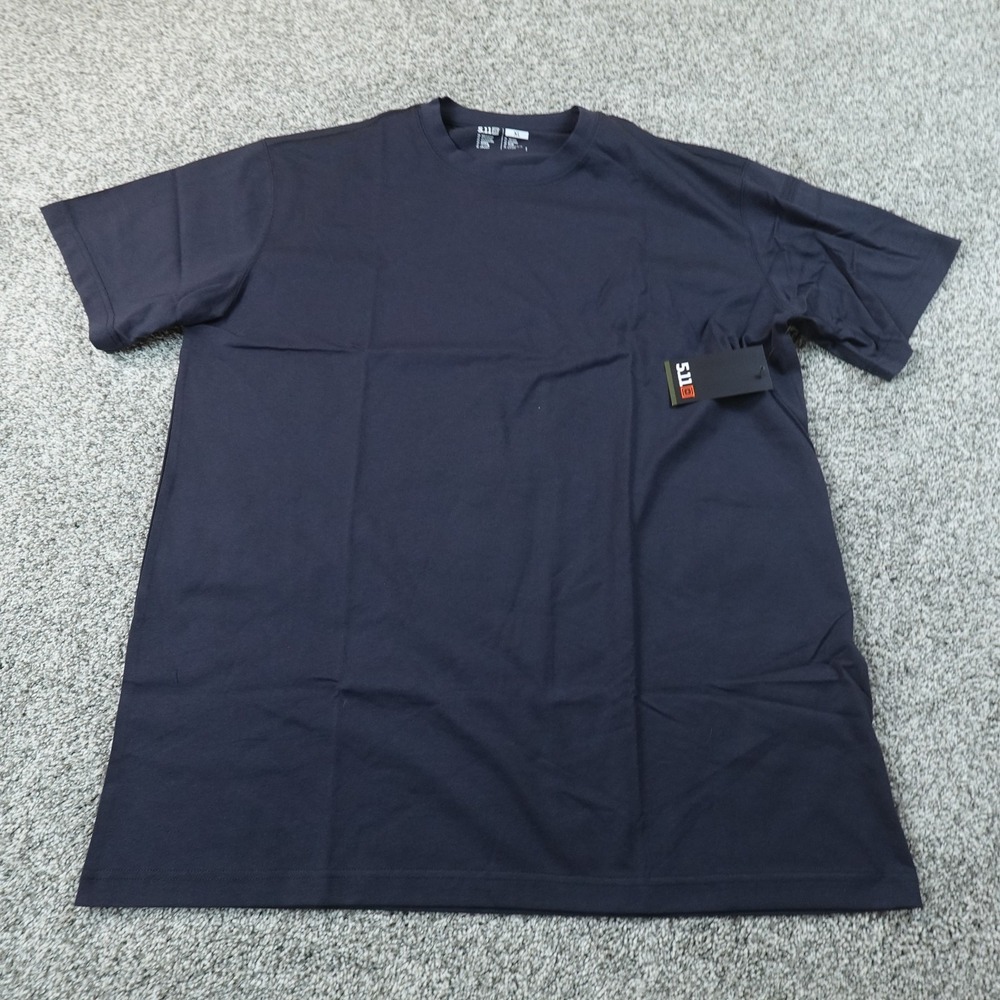NEW 5.11 Tactical Shirt Mens XL Navy Blue Short Sleeve Tee T-Shirt Work Duty Top
